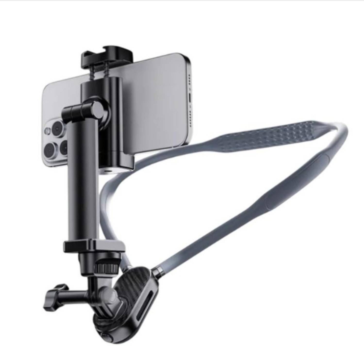 Neck Phone Holder - POV/Vlog Holder, Hands Free Selfie Mount Chest Video Filming