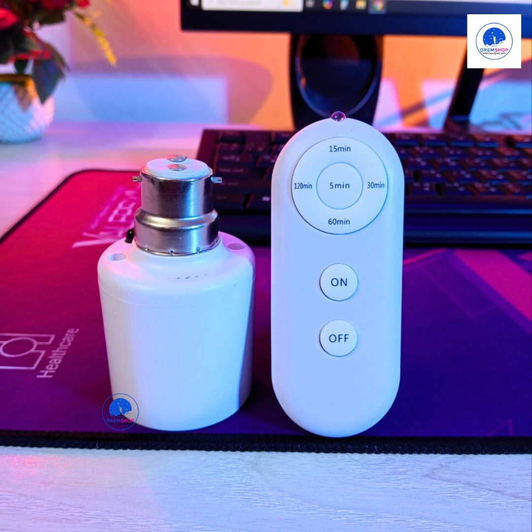 Wireless Remote Control Lamp Holder (220V)