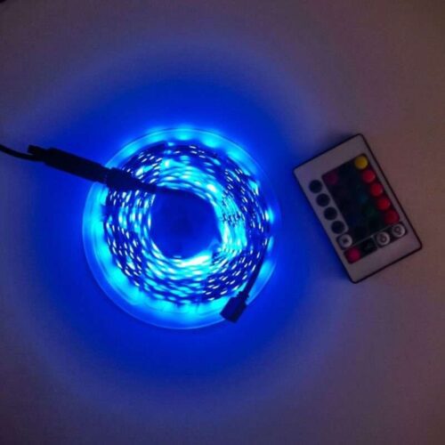 gearup_sl50_5_meter_rgb_strip_li RGB LED Strip Light with Remote- 5 Meter, Non-Waterproof