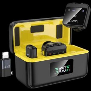 Hoco L17 Wireless Dual Magnetic Lapel Microphone for iP/Type-C