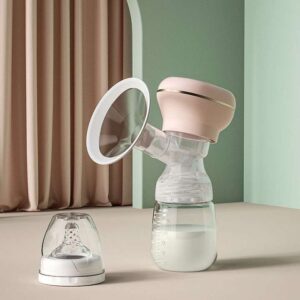 Electric Rechargeable Breastfeeding Pump Anti-Back Low Noise Breastfeeding Pump Portable Massage