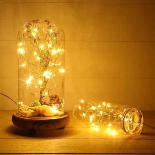 61gLdm421dL._AC_UF1000,1000_QL80 Battery Powered Copper Wire 5 Meter 50 LED's String Fairy Lights (battery not included)