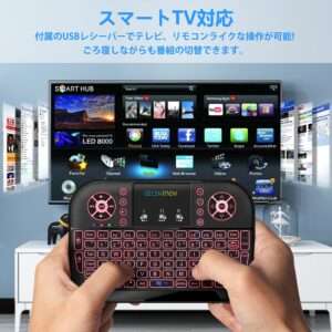 GearUP MK20 2.4GHz + Wireless Dual Mode RGB Backlit Rechargeable Mini Portable Keyboard With Touchpad