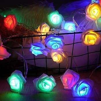 LED Rose String Fairy Lights – 80 Pcs Multi Color Rose LED Rose String Fairy Lights – 80 Pcs Multi Color Rose