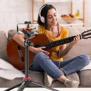 Ulanzi MT44 Extendable Vlog Tripod With 360° Ball Head – Black Color