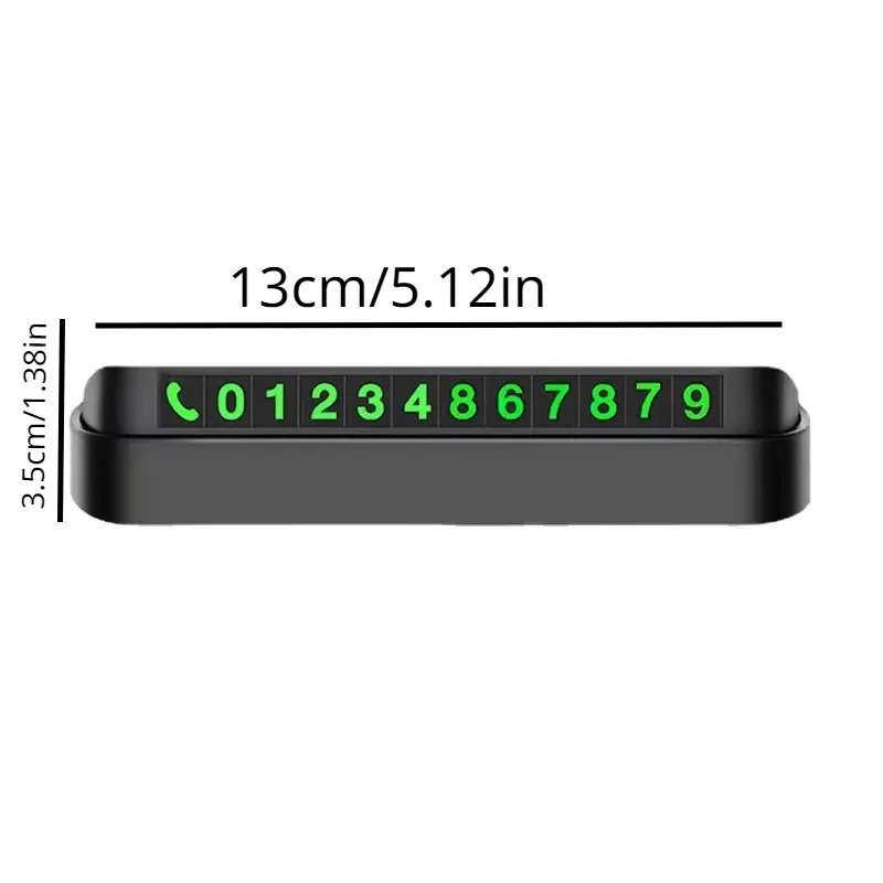 Car Temporary Parking Phone Number Plate