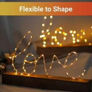 Battery Powered Copper Wire 5 Meter 50 LED's String Fairy Lights (battery not included)